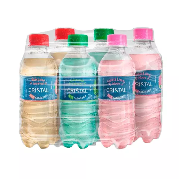 Agua Cristal Multisabor Pet 6*300ml