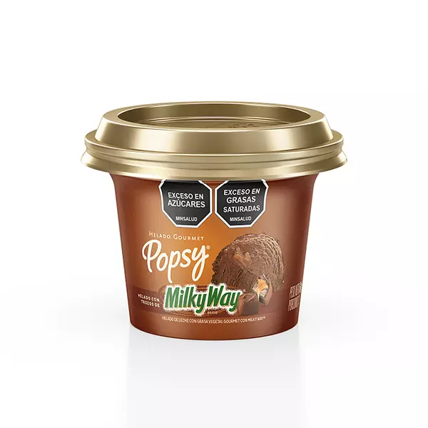 Popsy Helado Vaso De Milky Way