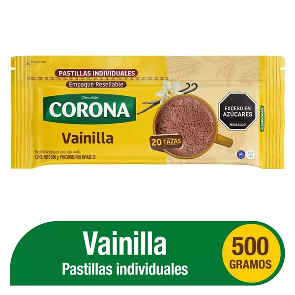 Chocolate Corona Resellable Vainilla 500g