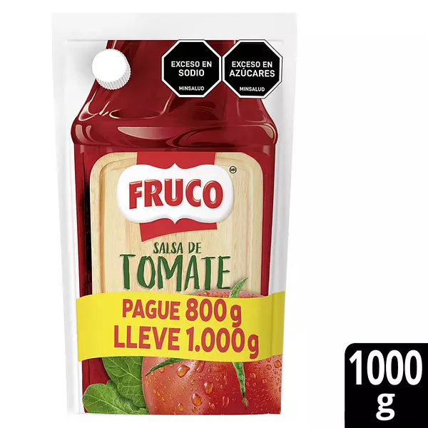 Salsa De Tomate Fruco Pague 800gr Lleve 1000gr