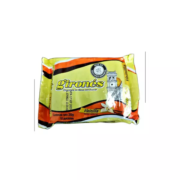 Chocolate Girones Vainilla 250g