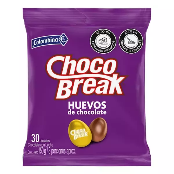 Colombina Chocobreak Estuche X 30 Huevitos