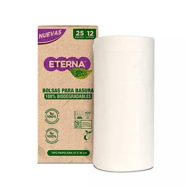 Bolsa Eterna Compostable 25und