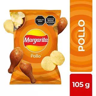 Pasabocas Papa Margarita Pollo 105g