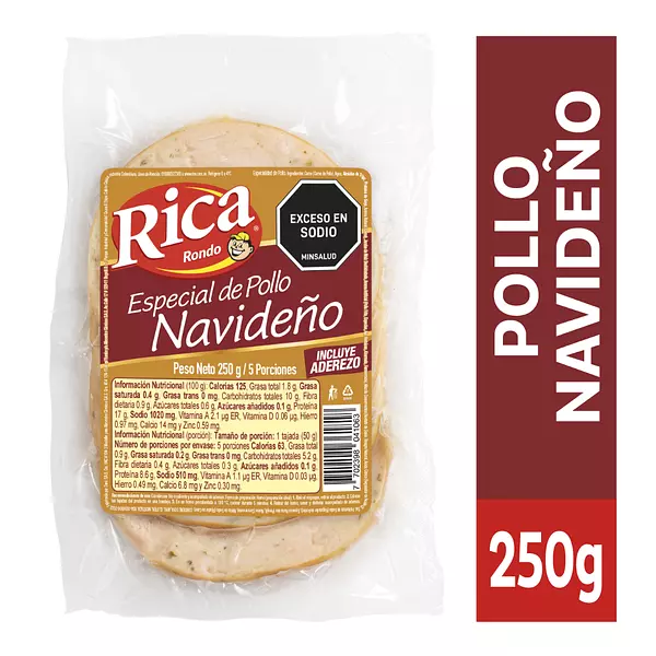 Especial De Pollo Rica Navideño 250g