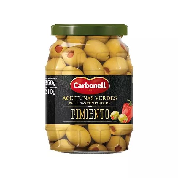 Aceitunas Carbonell Verdes Rellenas 350g