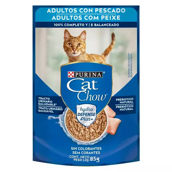 Alimento Para Gatos Cat Chow H. Adulto Con Pescado 85g