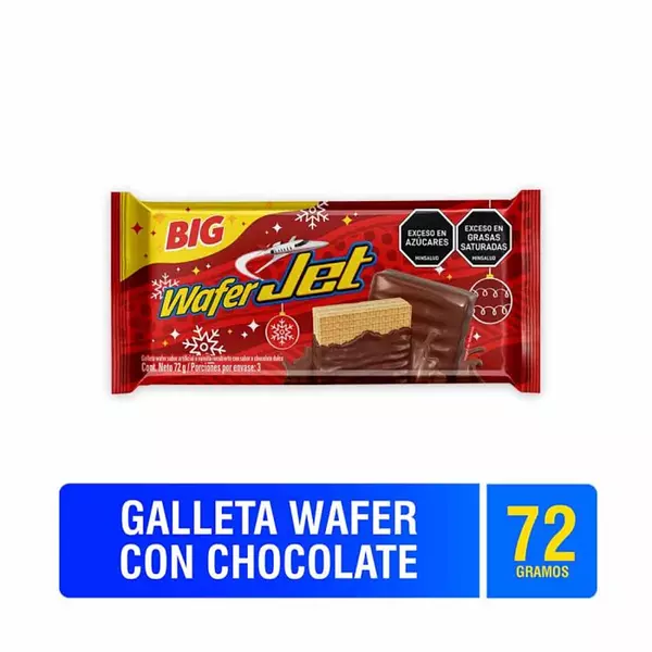 Galletas Jet Big Wafer Navidad 72g