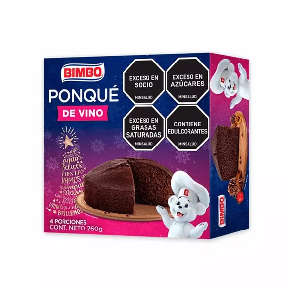 Ponque De Vino Bimbo 260g