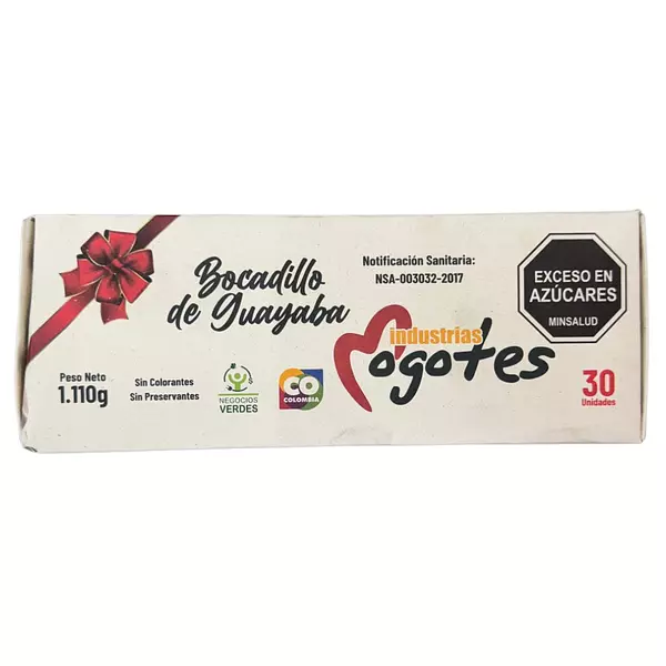 Bocadillo De Guayaba Mogotes 30*37g