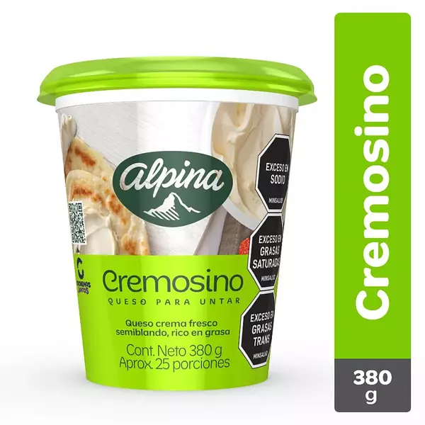 Queso Crema Alpina 380g