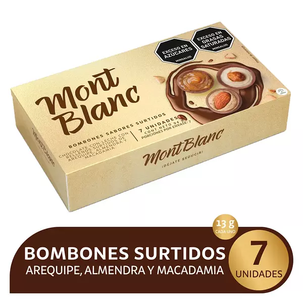 Bombones Mont Blanc Estuche 7*13.42g