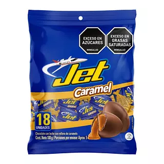 Chocolatina Jet Carmel 18*6g