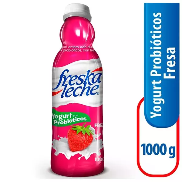 Yogurt Freska Leche Botella Fresa 1000g