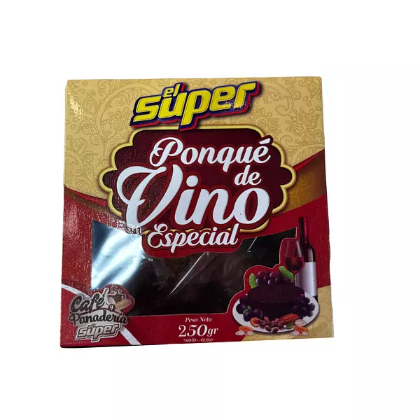 Súper Ponque De Vino 250g Especial