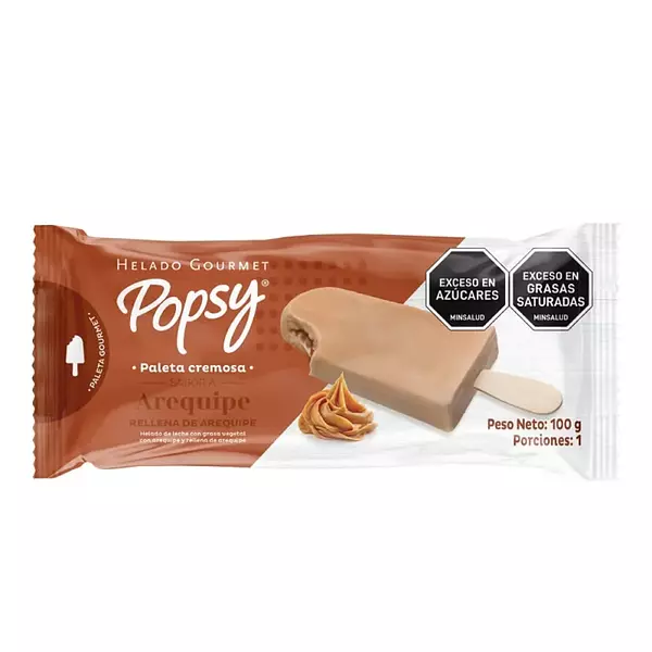 Paleta Popsy Cremosa Arequipe 110g