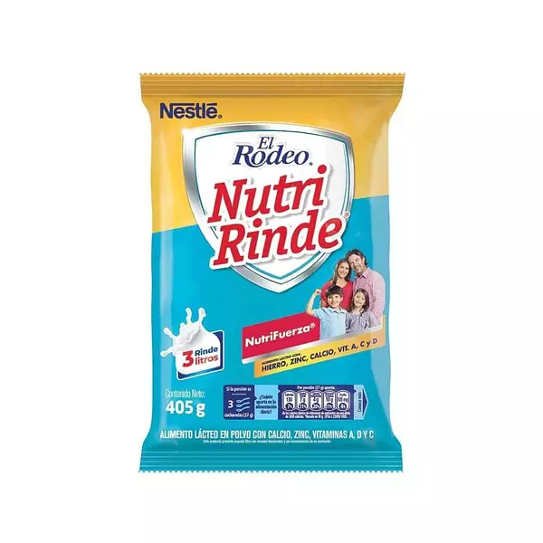 Leche El Rodeo Nutri Rinde 405g