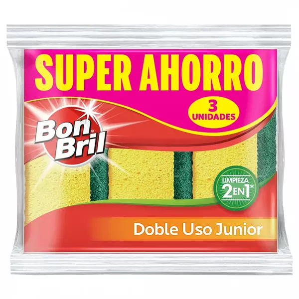 Esponjilla Bon Bril Doble Uso Junior *3und