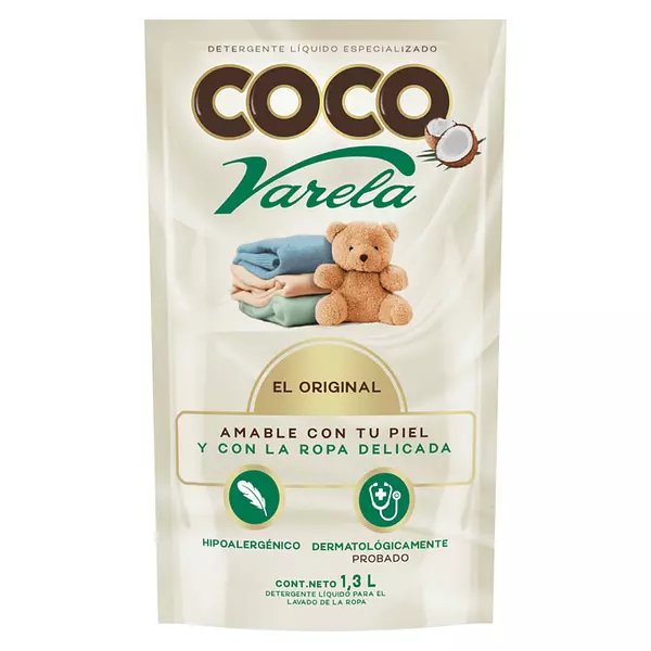 Detergente Liquido Coco Varela Doypack 1.3l