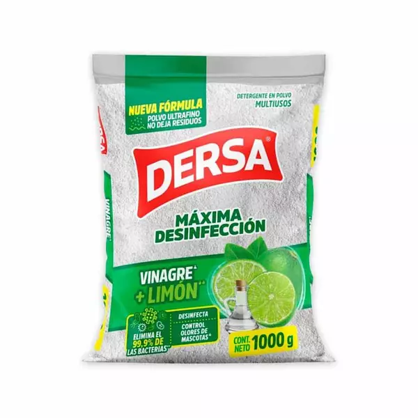 Detergente Dersa Vinagre + Limon 1000g