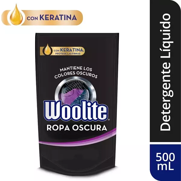 Detergente Woolite Black Doypack 500ml