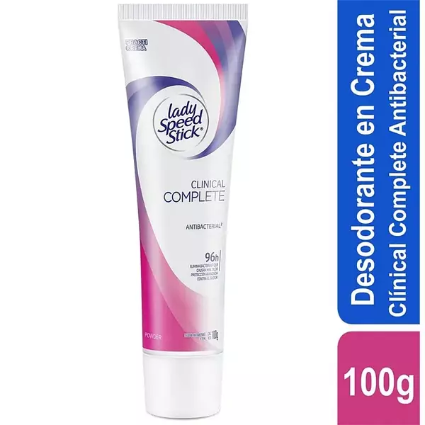 Desodorante Crema Lady Speed Stick Clinical Practitubo 100g