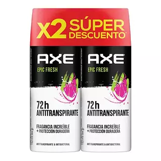 Desodorante Axe Aer Epic Fresh 2*152ml