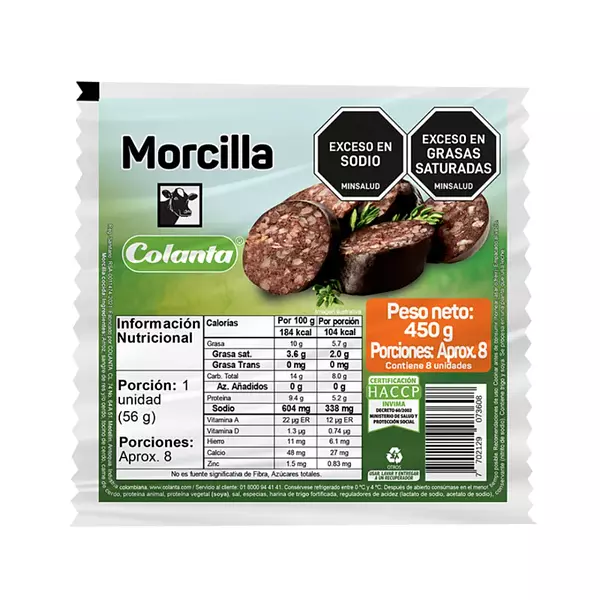 Morcilla Colanta 450g