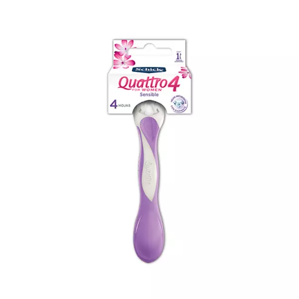 Maquina De Afeitar Schick Quatro Women