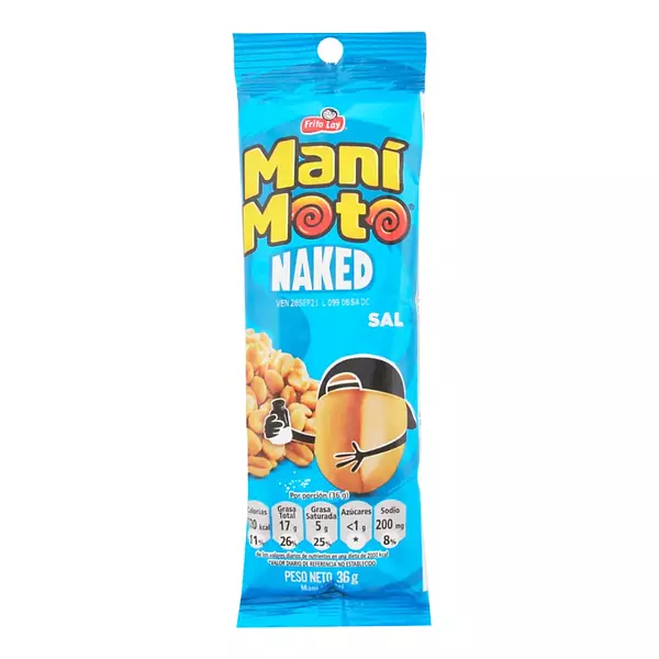 Mani Moto Frito Lay Naked Sal 36g