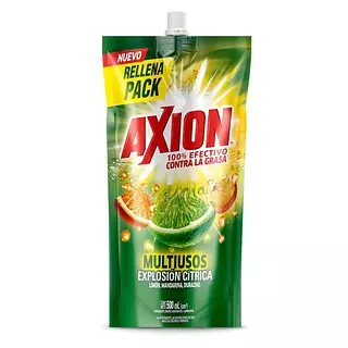 Lavaplatos Axion Explosion Citrica Doypack 500ml
