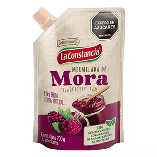 Mermelada De Mora La Constancia 200g