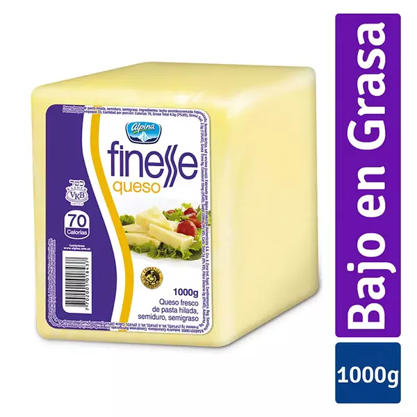 Queso Mozarella Finesse 1000g