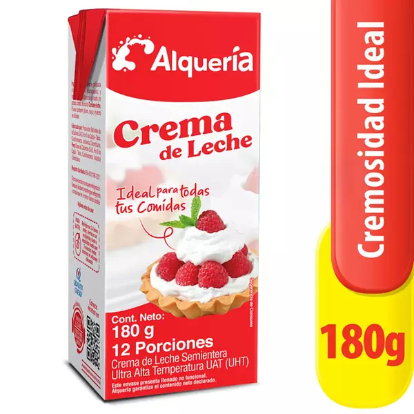 Crema De Leche Alqueria Tetra 180g