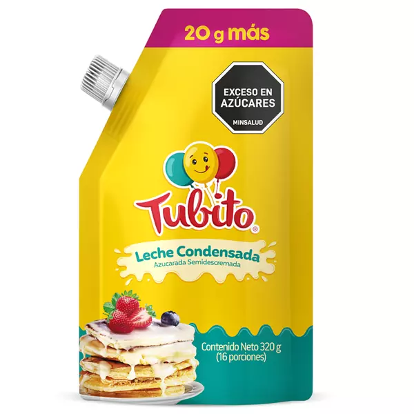 Leche Condensada El Tubito Doypack 320g