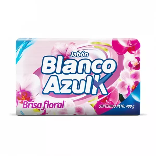 Jabon De Barra Blanco Azul 400g