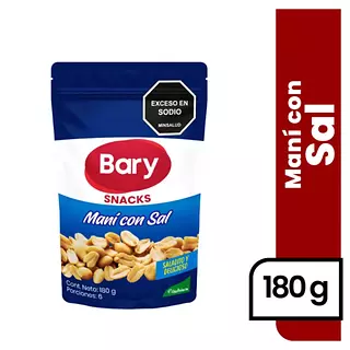 Mani Bary Con Sal 180g