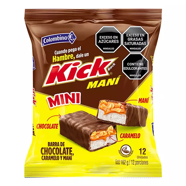 Caramelo Masticable Kick Mani 12*13.5g