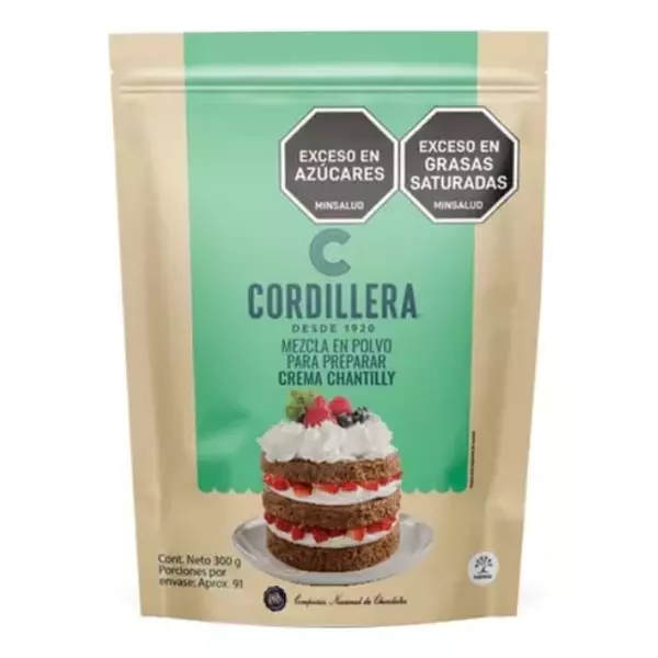 Crema Chantilly Cordillera 300g