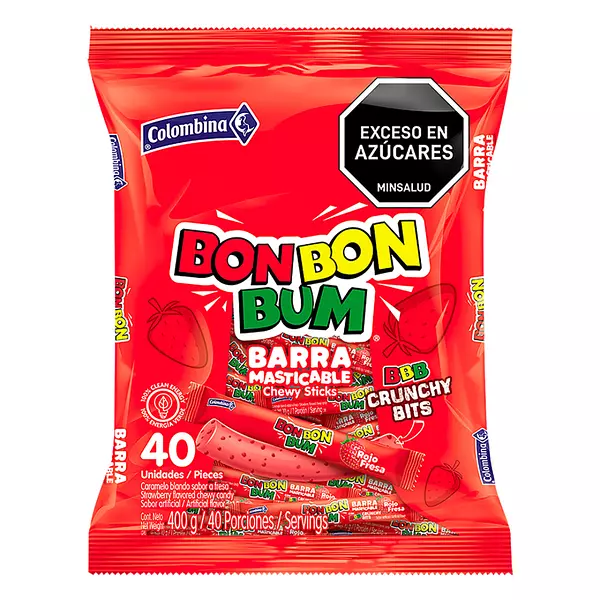 Chupeta Bonbon Bum Masticable 400g