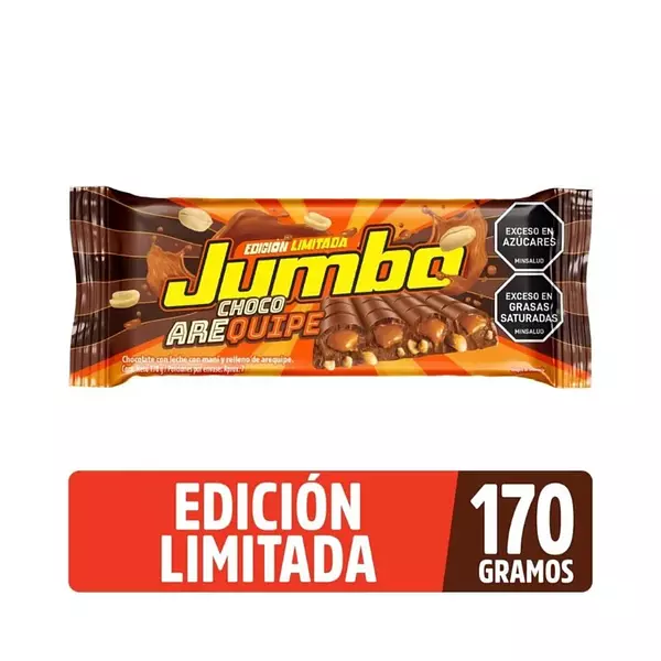 Chocolatina Jumbo Chocoarequipe 170g