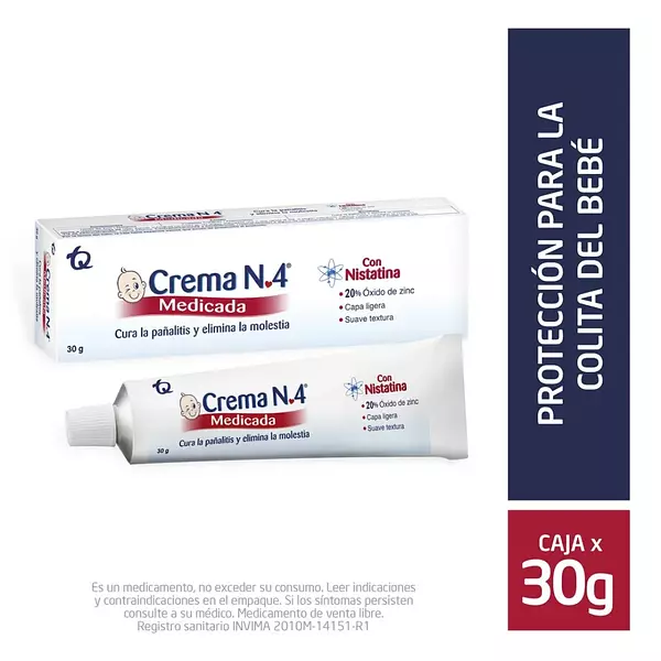 Crema Antipañalitis No 4 X 30gr Medicada