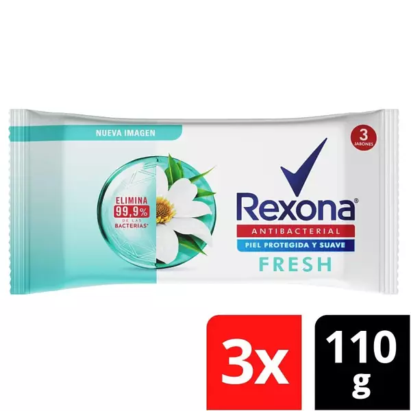 Jabon Baño Rexona 110g*3 Fresh