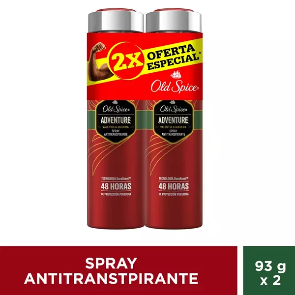 Desodorante Old Spice Spray Adventure Duo 93g