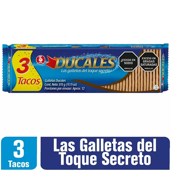 Galleta Ducales Tres Tacos 315g