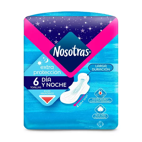 Toalla Higienica Nosotras Extra Proteccion 6 Und