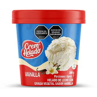Helado Crem Helado Vainilla 300g