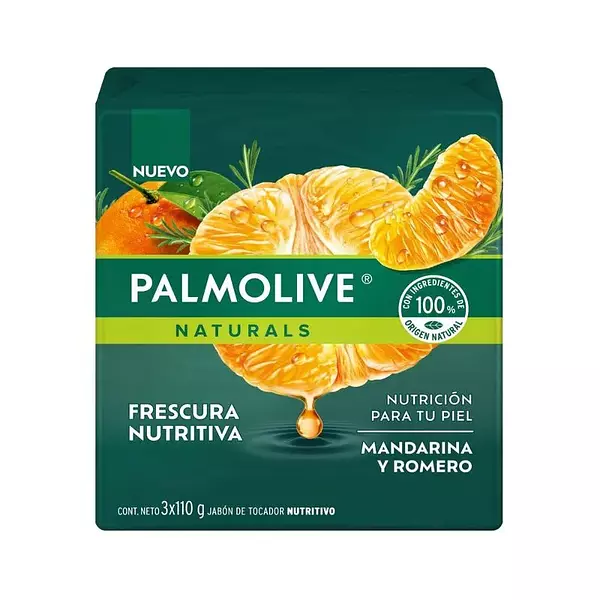 Jabón Palmolive Mandarina Y Romero 3*110g