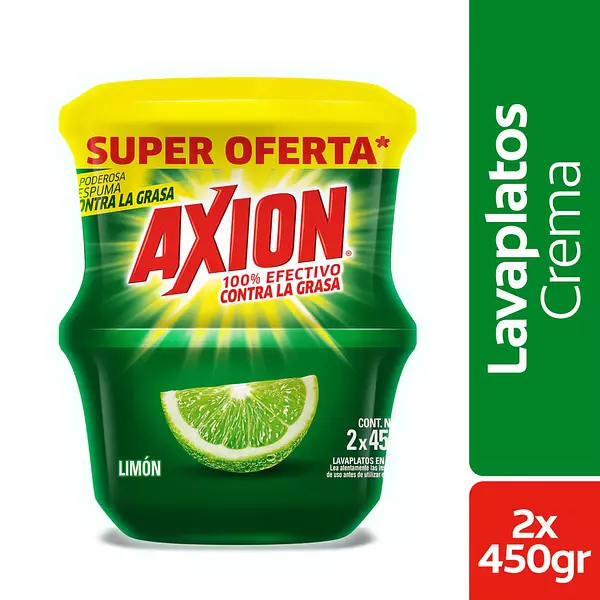 Lavaloza Axion Limón 2*450g