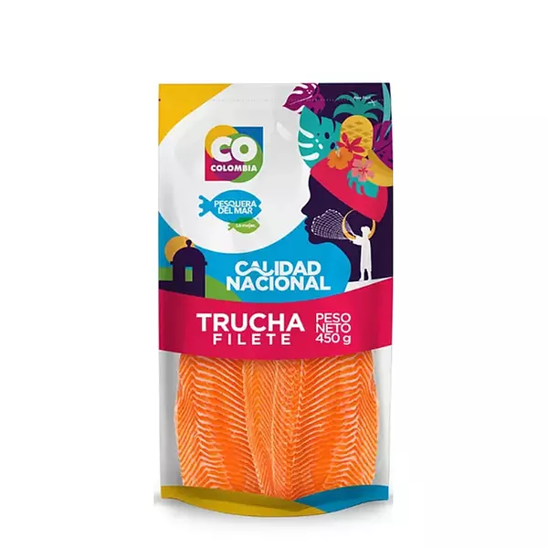 Filete De Trucha Con Piel Pesquera Del Mar 450g